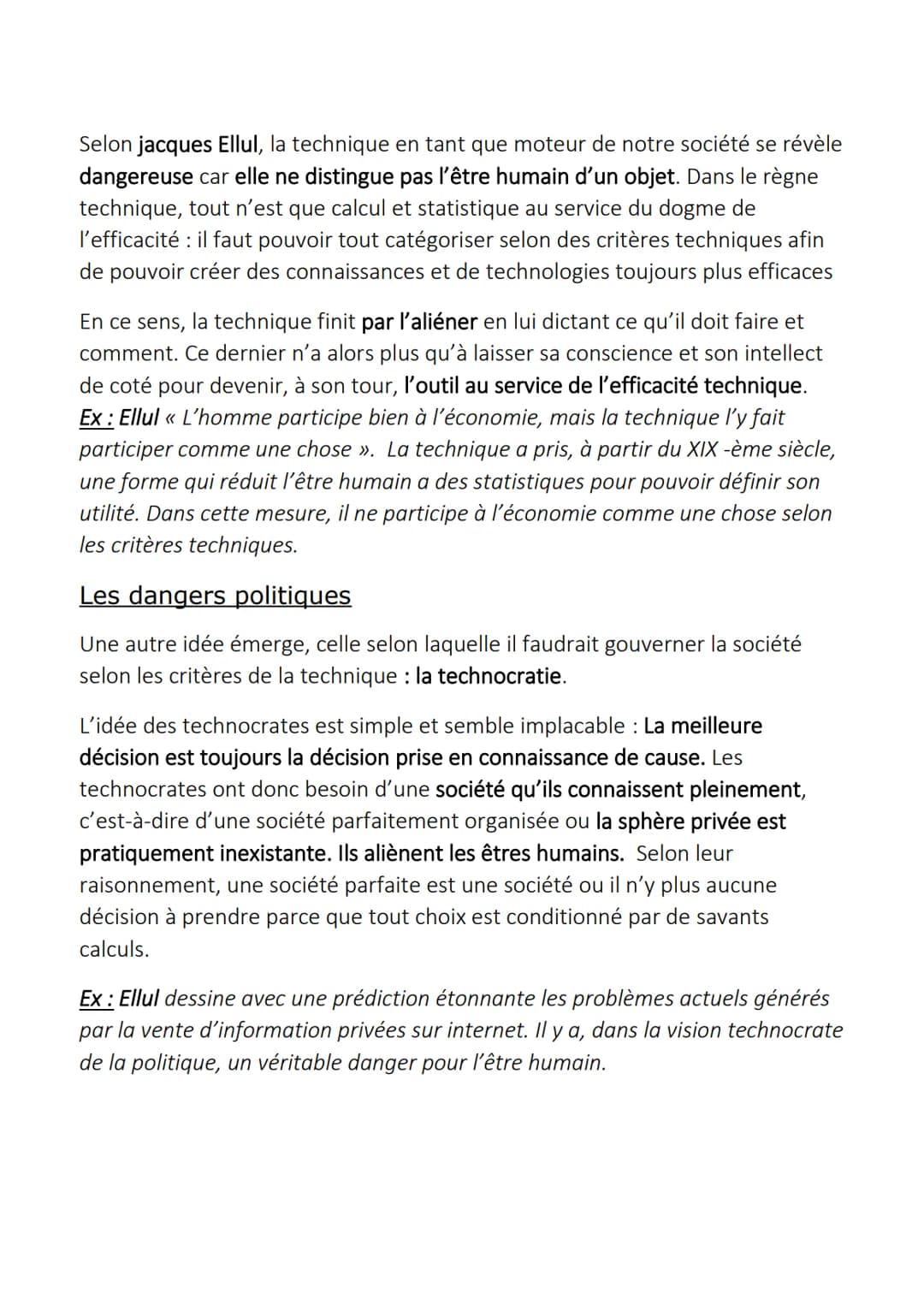La technique
1) La technique, une activité proprement humaine
La technique est une activité proprement humaine qui se définit comme
l'ensemb