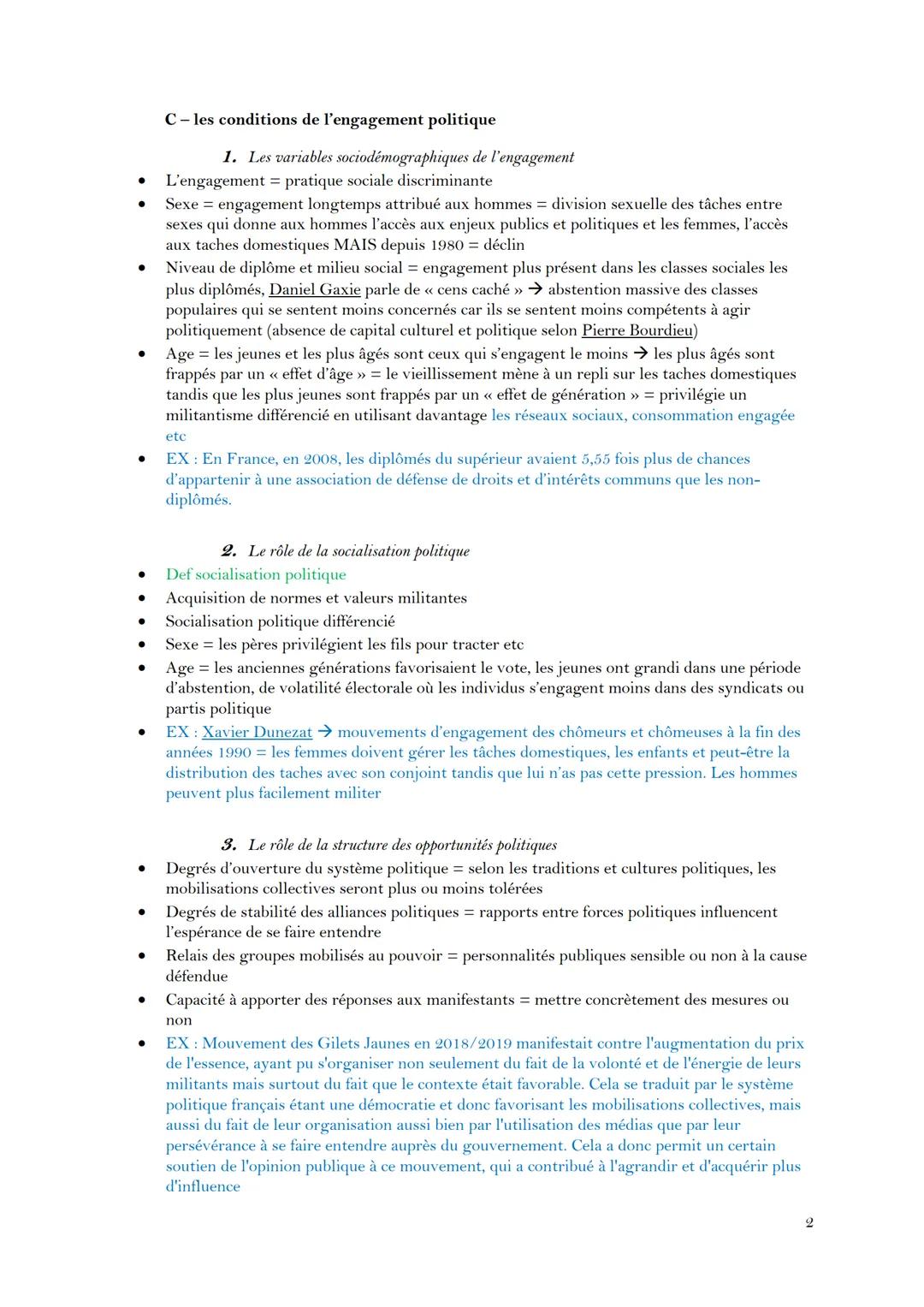 # PLAN: COMMEN COMMENT EXPLIQUER L'ENGAGEMENT
# POLITIQUE DANS LES SOCIETES DEMOCRATIQUES

## I- Les logiques de l'engagement politique

###