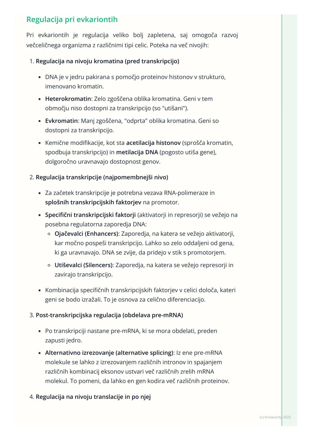 # Regulacija genskega izražanja

Uvod v regulacijo genskega izražanja

Vse celice v organizmu imajo enak dedni zapis (DNA), ampak niso vse e