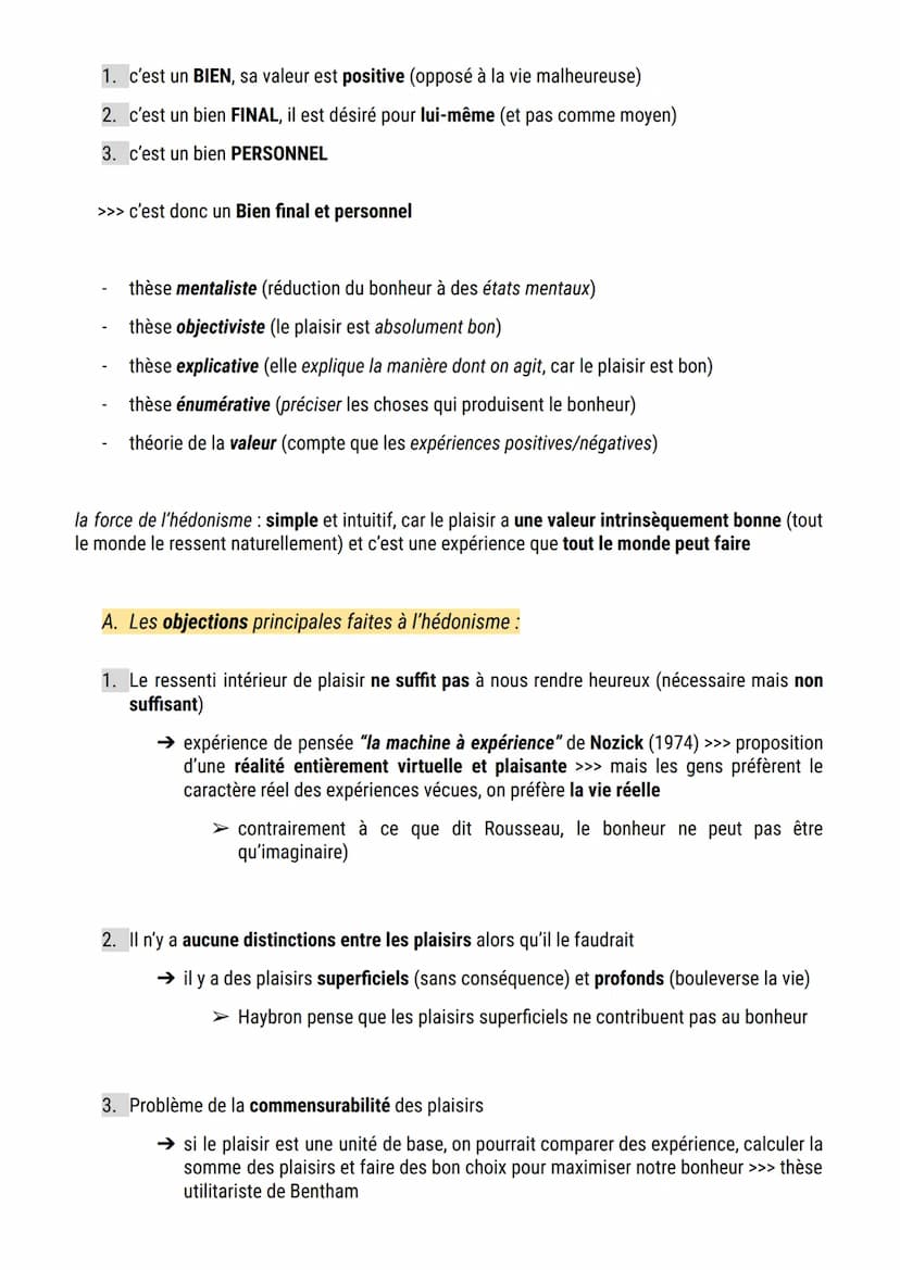 1. LA NOTION DE BONHEUR
A. DU TERME AU CONCEPT
Le bonheur
BON = bonne / HEUR = chance (ancien français) >>> la bonne chance
➤ les "porte-bon