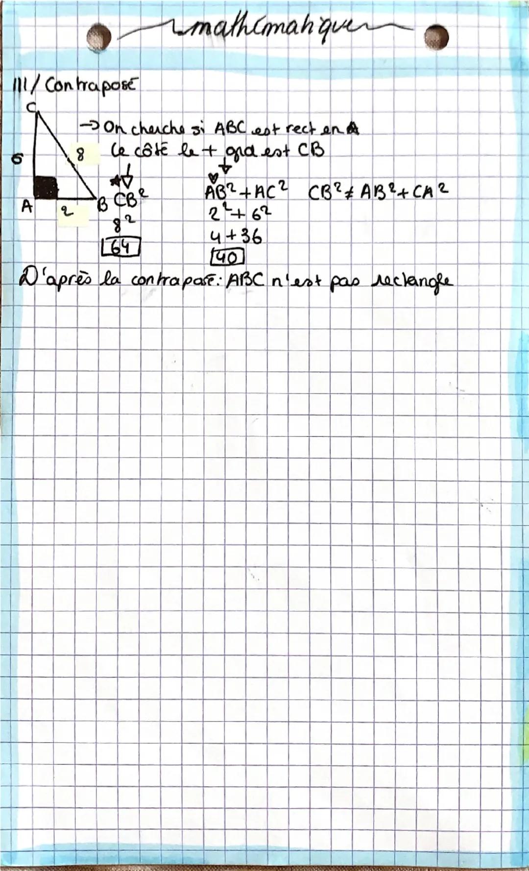 maths

I/Théorème de Pythagone
E
•On sait que ELR est rectangle en l
?
donc:
• D'après le théorème de Pythagore:
9
$EL^2 RL^2+ER^2$
R
12
$EL
