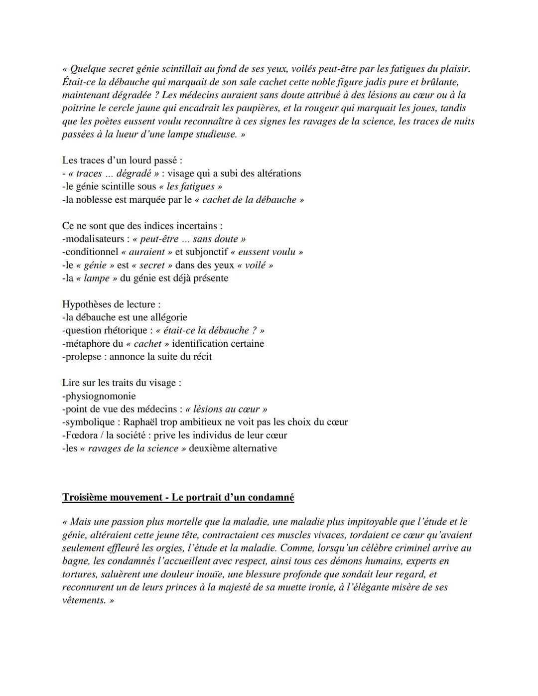 Balzac, La Peau de chagrin
Explication linéaire - Le portrait de Raphaël
Extrait étudié
Au premier coup d'œil les joueurs lurent sur le visa