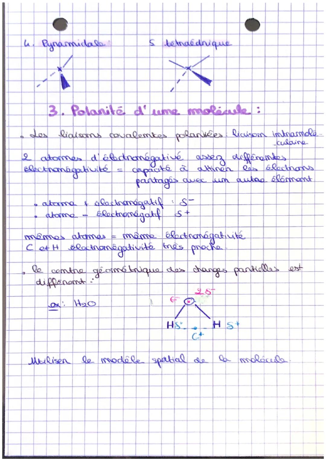 • Structure •
polanité molécula:
å
CHAP 7
1. Struckune Lewis:
Répartition des électrons de calemce
de l'atome
valence :
um
um atorme
Electro