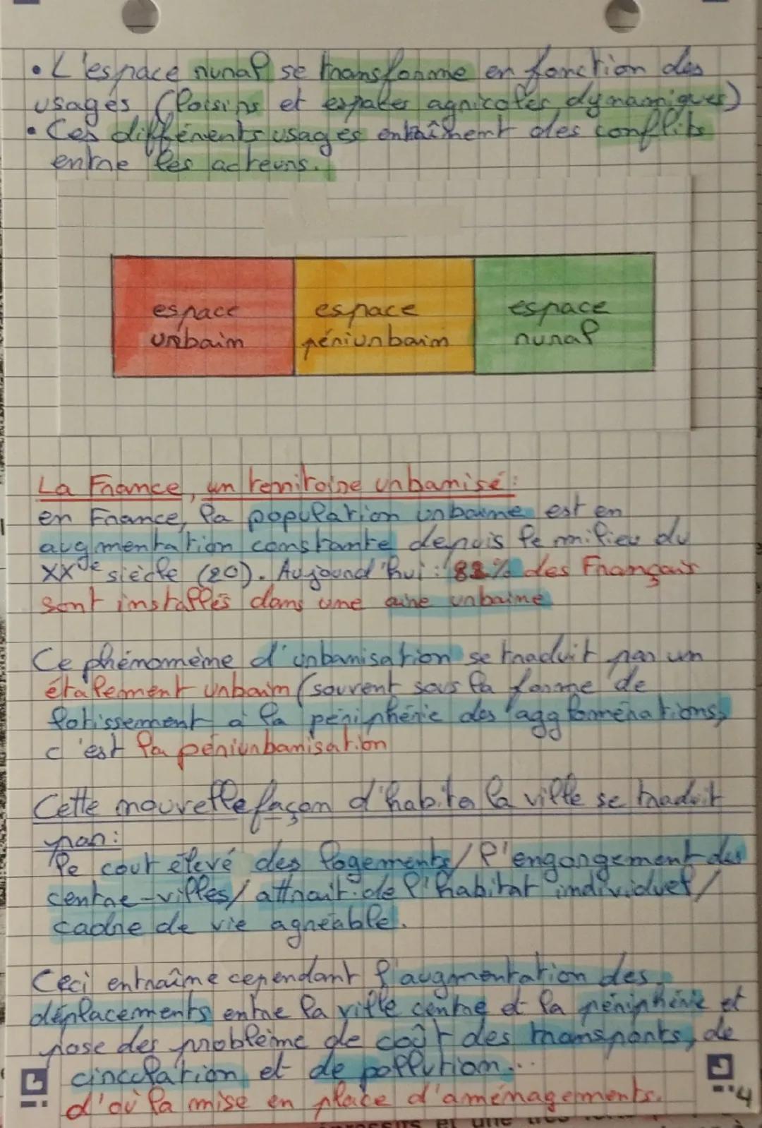 Dynamique territoriale de
Pa France contemporaine
Em 2010, 61m de pensomme (soit 95% de la population)
vit sous & imfluence de Pa ville et 8
