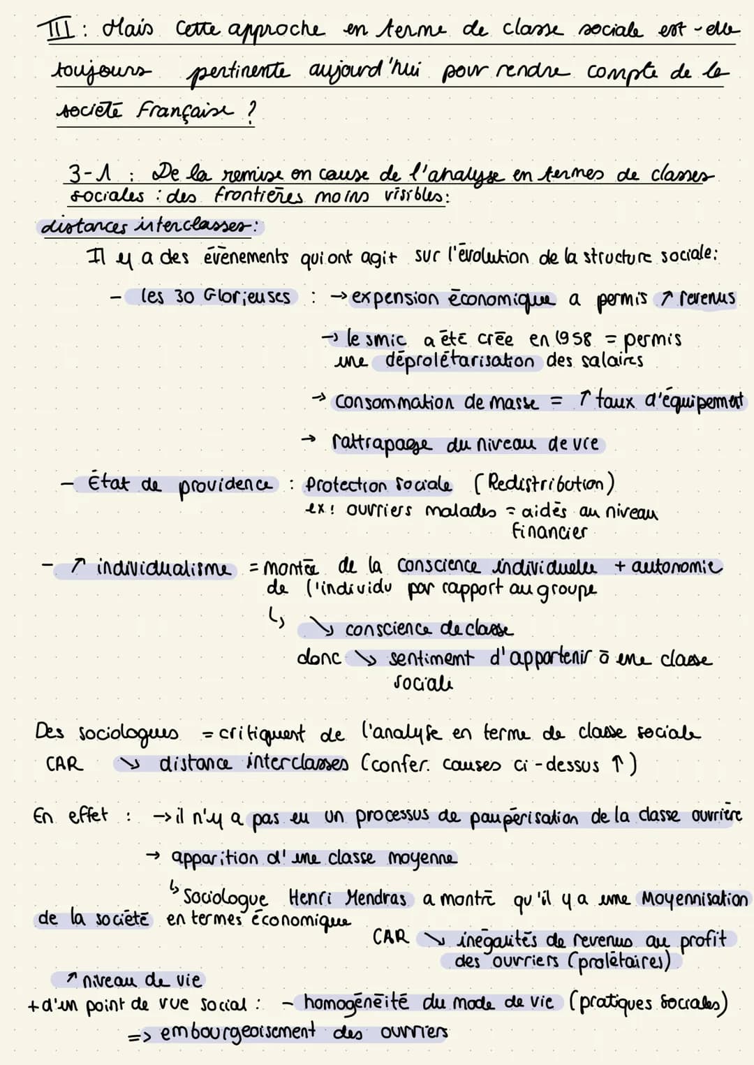 دا
chap 3
sociologie
Comment est structurée la société
française actuelle ?
inegalite: ensemble des differences qui entrainent des avantages