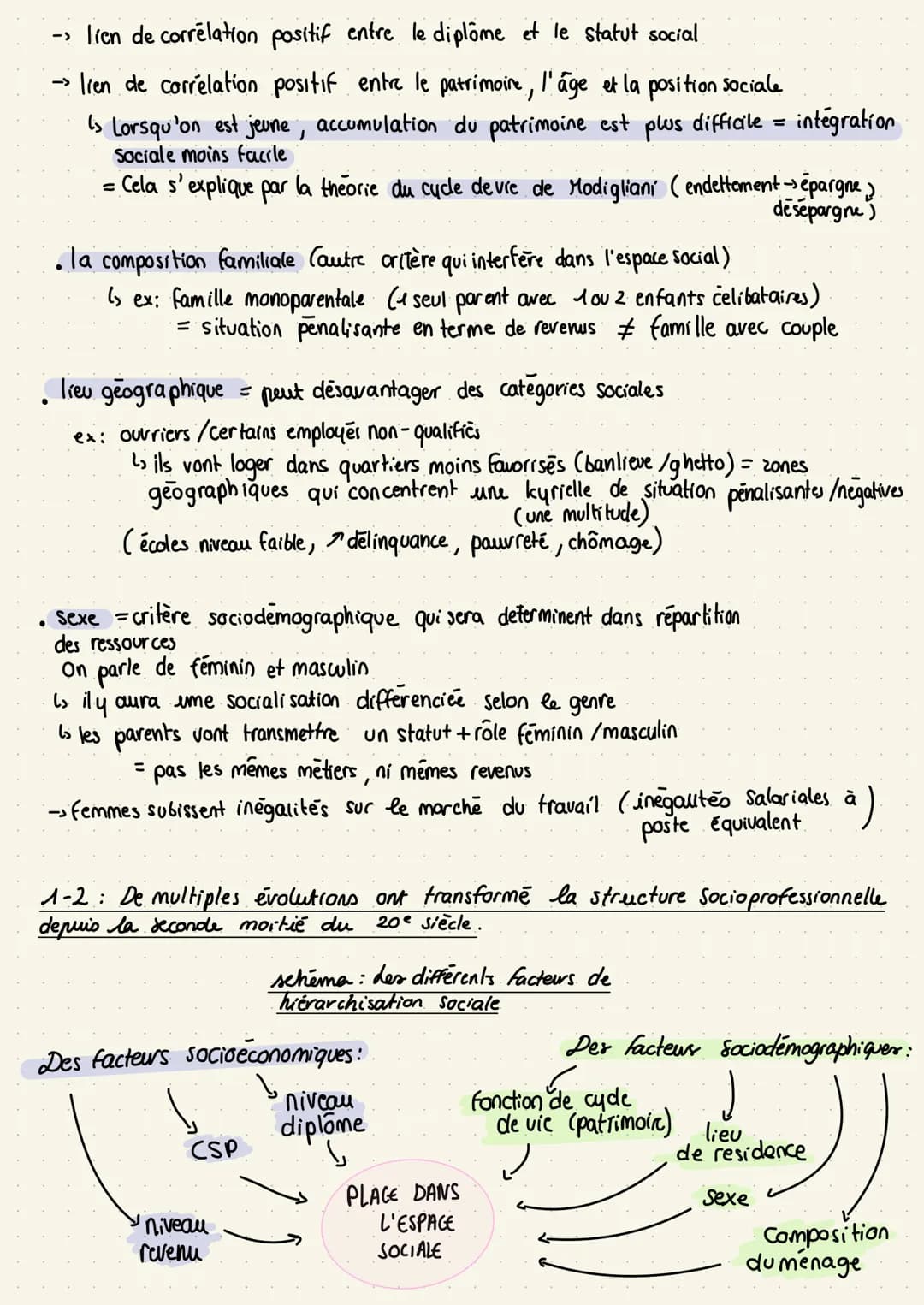 دا
chap 3
sociologie
Comment est structurée la société
française actuelle ?
inegalite: ensemble des differences qui entrainent des avantages