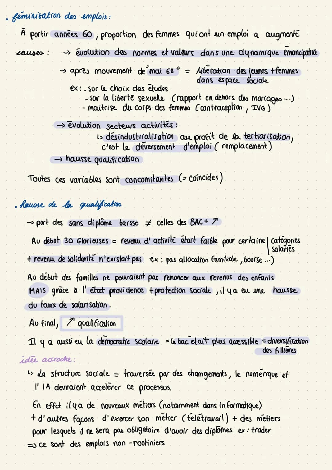 دا
chap 3
sociologie
Comment est structurée la société
française actuelle ?
inegalite: ensemble des differences qui entrainent des avantages