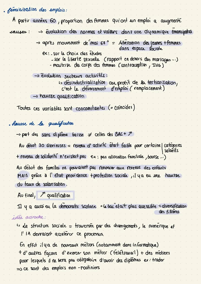 دا
chap 3
sociologie
Comment est structurée la société
française actuelle ?
inegalite: ensemble des differences qui entrainent des avantages