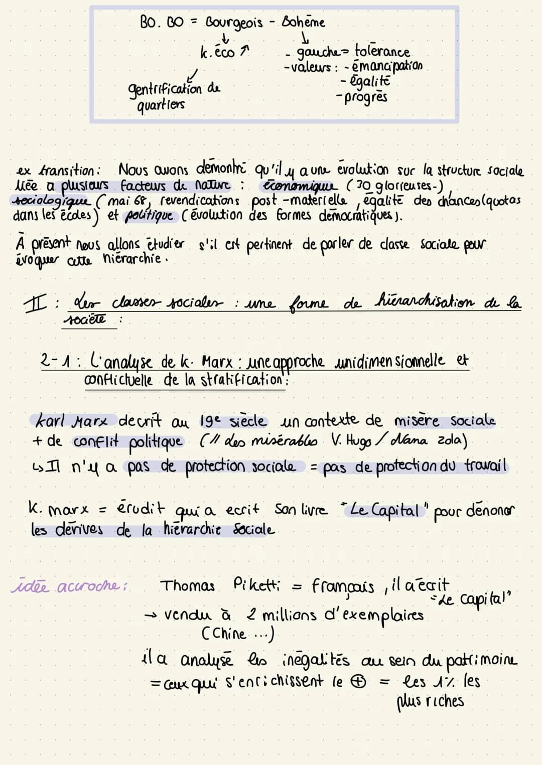 دا
chap 3
sociologie
Comment est structurée la société
française actuelle ?
inegalite: ensemble des differences qui entrainent des avantages