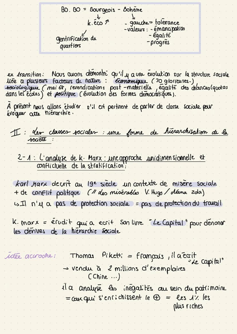 دا
chap 3
sociologie
Comment est structurée la société
française actuelle ?
inegalite: ensemble des differences qui entrainent des avantages