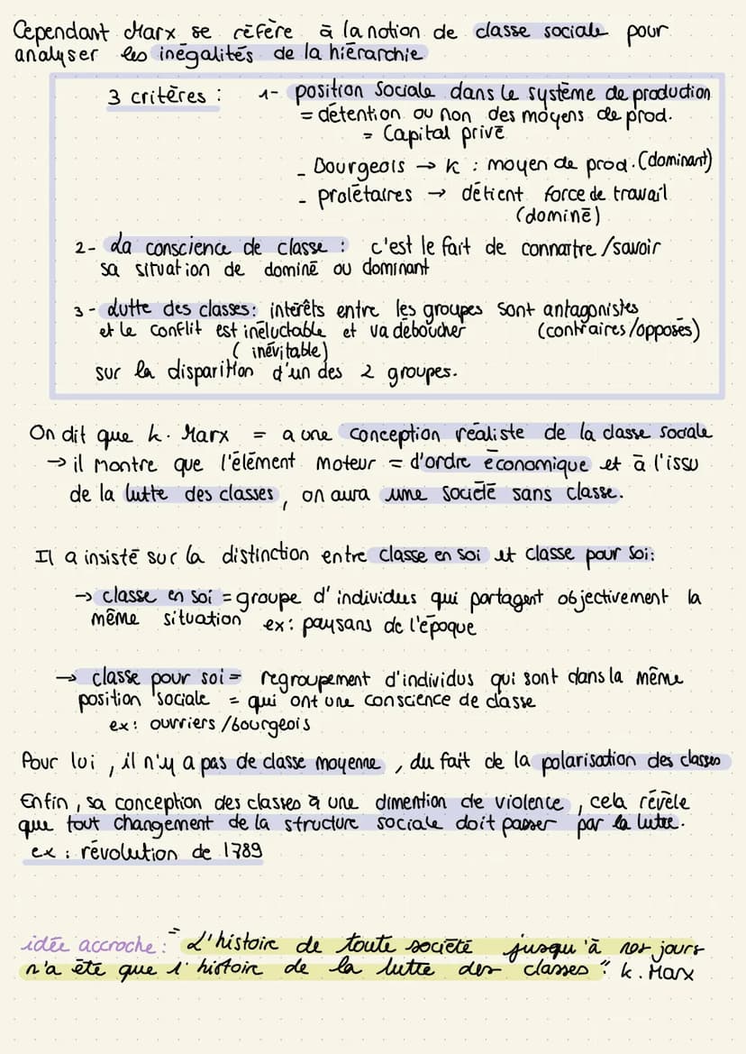 دا
chap 3
sociologie
Comment est structurée la société
française actuelle ?
inegalite: ensemble des differences qui entrainent des avantages
