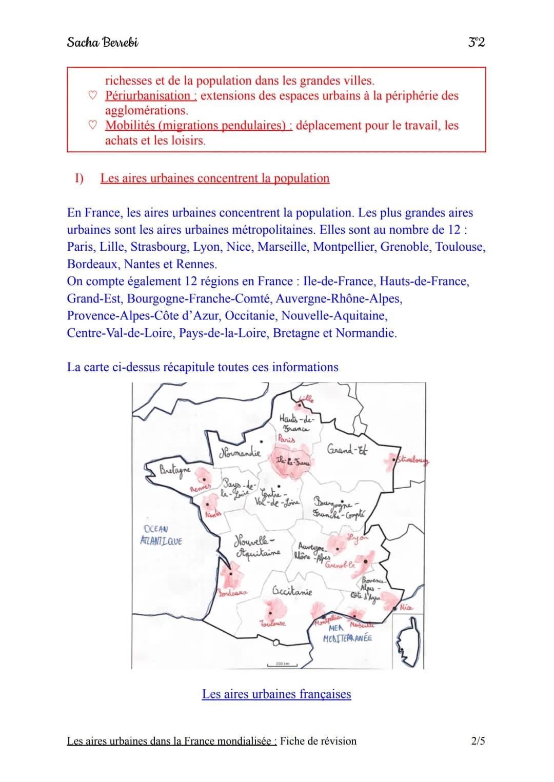 Sacha Berrebi
Introduction
La France est un pays qui a une superficie de 551 000 km², à 67 millions
d'habitants et une densité moyenne de 11