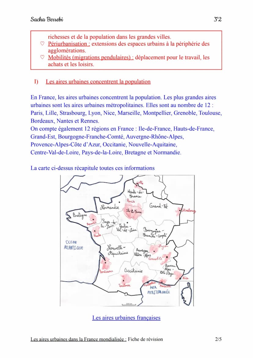 Sacha Berrebi
Introduction
La France est un pays qui a une superficie de 551 000 km², à 67 millions
d'habitants et une densité moyenne de 11
