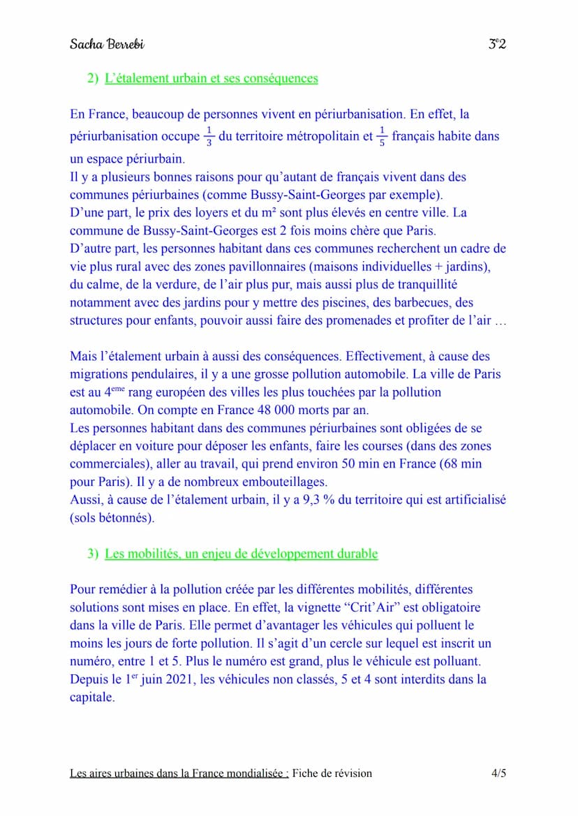 Sacha Berrebi
Introduction
La France est un pays qui a une superficie de 551 000 km², à 67 millions
d'habitants et une densité moyenne de 11
