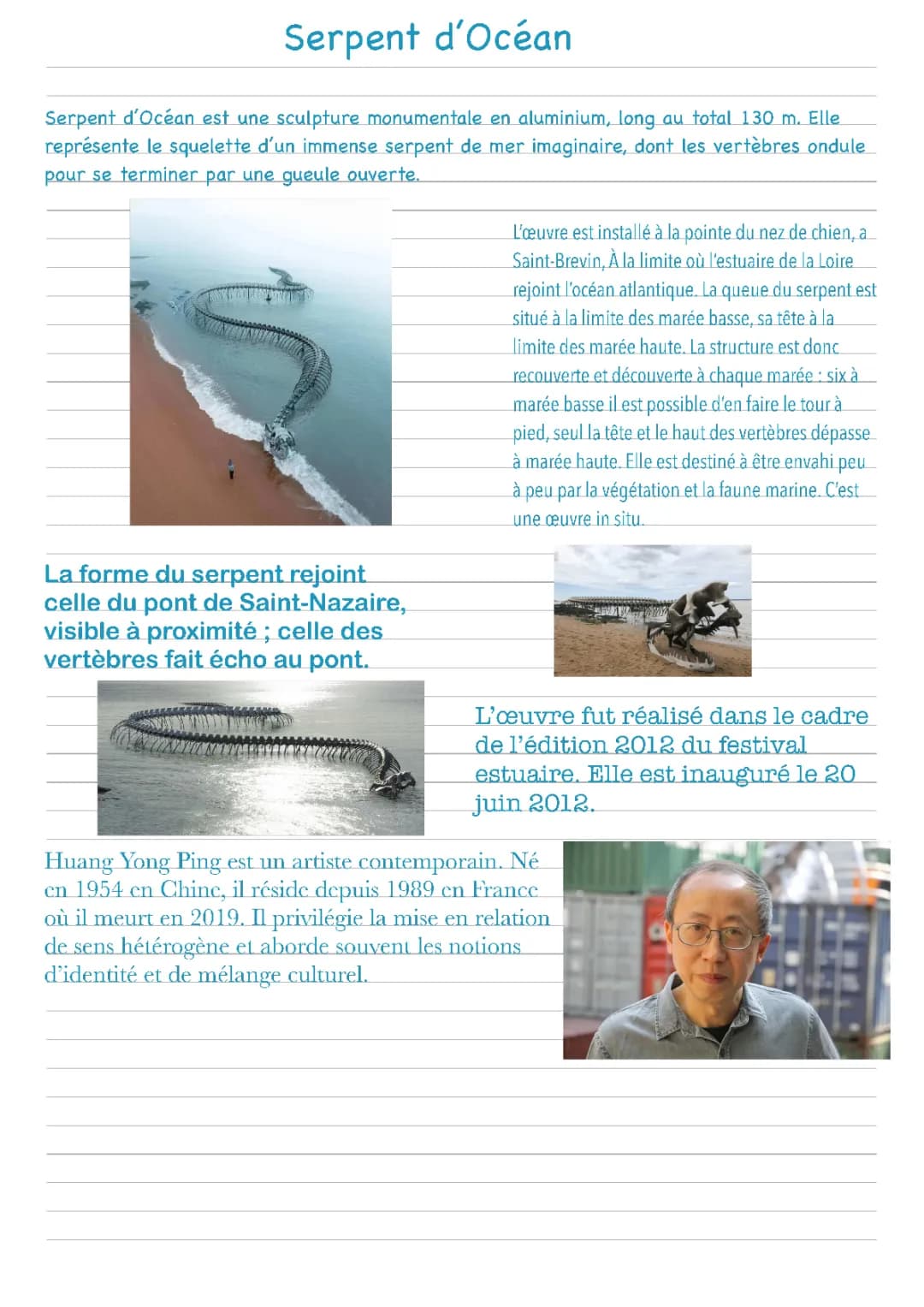 Découvre le Serpent d'Océan à Saint-Brevin