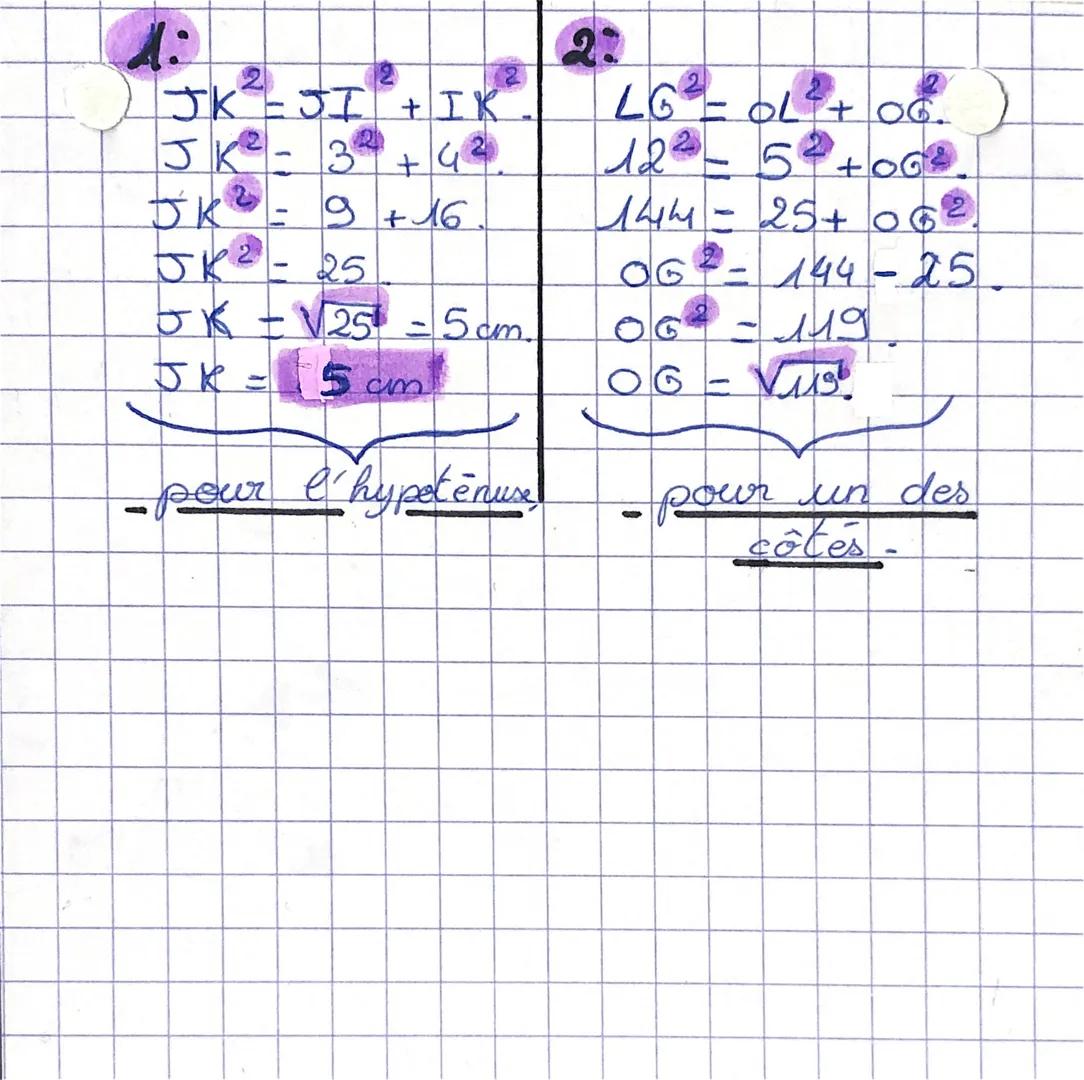 A quoi sert-il ?
F
MATHS
le theoreme de Pythagore.
longueur dans
Explication Théorème de Pythagore:
Si un triangle
le carré
à la
Autrement -