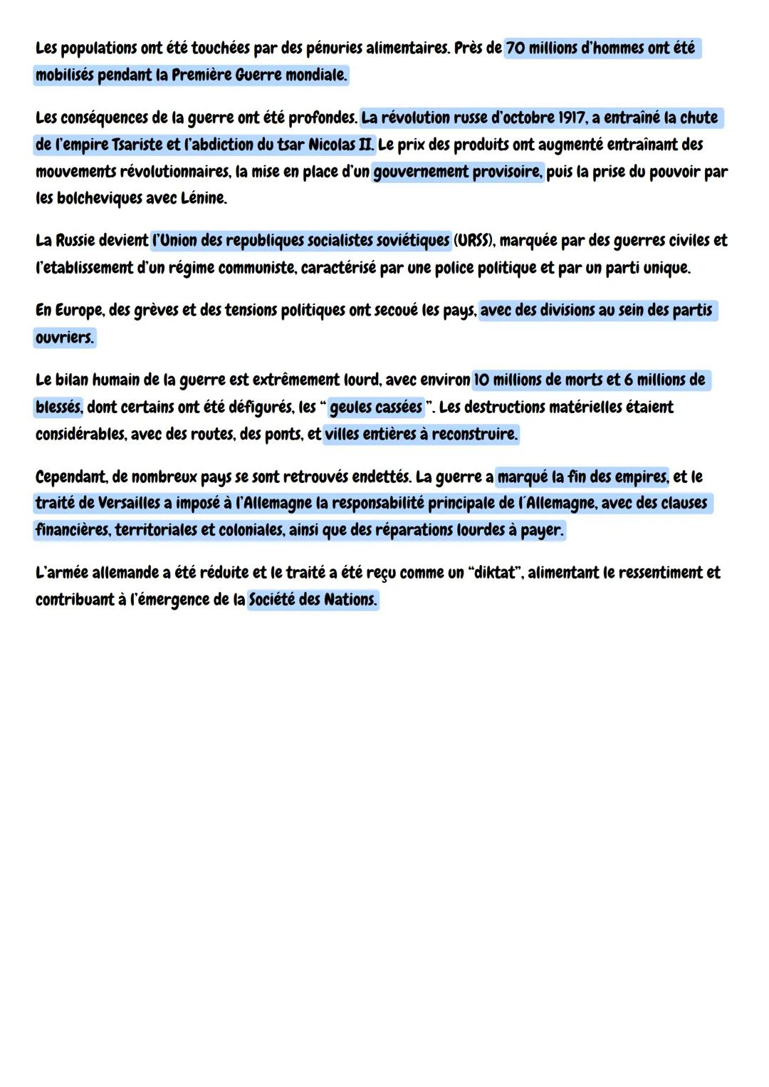 Première Guerre mondiale
À la fin du 19e siècle, l'Europe est caractérisée par des tensions: politiques, territoriales et coloniales.
Pour r