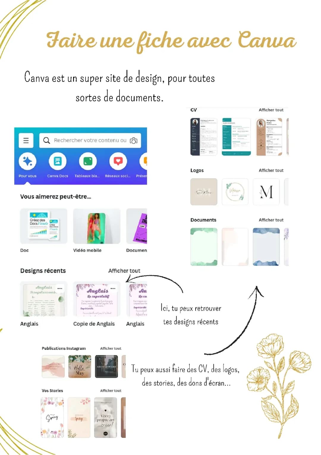 Découvre Canva: Fiches de Révision et Tutos Gratuits pour Débutants