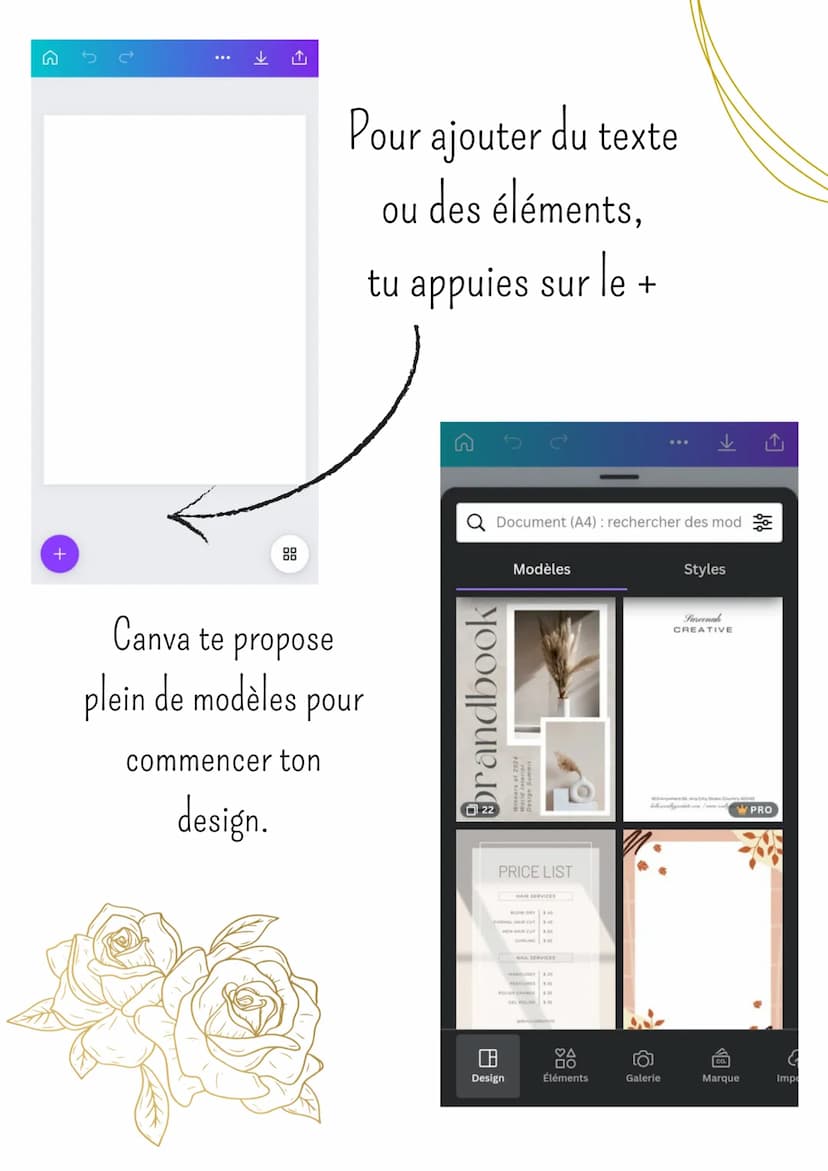 Faire une fiche avec Canva
Canva est un super site de design, pour toutes
sortes de documents.
|||
Pour vous
Doc
Q Rechercher votre contenu 