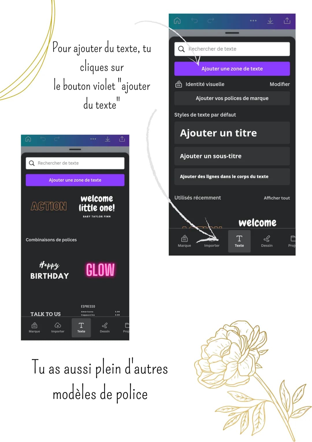 Faire une fiche avec Canva
Canva est un super site de design, pour toutes
sortes de documents.
|||
Pour vous
Doc
Q Rechercher votre contenu 