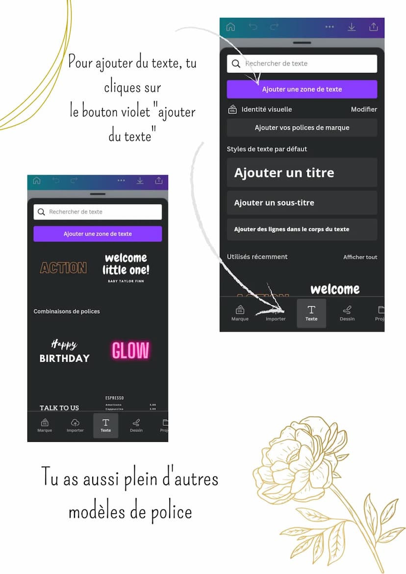 Faire une fiche avec Canva
Canva est un super site de design, pour toutes
sortes de documents.
|||
Pour vous
Doc
Q Rechercher votre contenu 