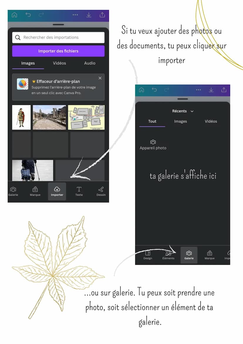 Faire une fiche avec Canva
Canva est un super site de design, pour toutes
sortes de documents.
|||
Pour vous
Doc
Q Rechercher votre contenu 
