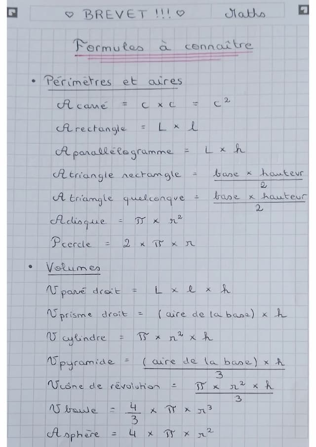 Know Mathématiques, les formules ! thumbnail