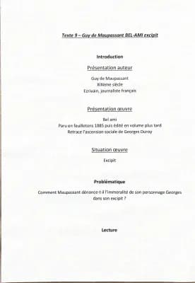 Know Oral bac français - Guy de Maupassant  thumbnail