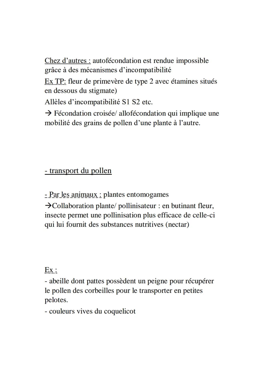 L’organisation fonctionnelle des plantes à fleurs
Plantes à fleurs = angiospermes ‡ gymnospermes (gymno
= nu) = conifères
Possèdent 2 systèm