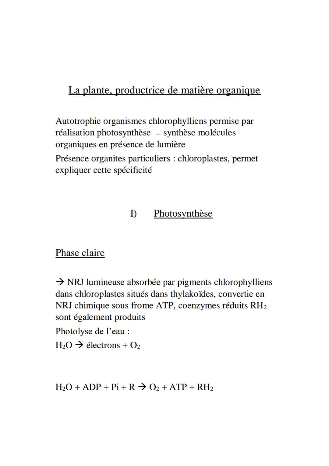 L’organisation fonctionnelle des plantes à fleurs
Plantes à fleurs = angiospermes ‡ gymnospermes (gymno
= nu) = conifères
Possèdent 2 systèm