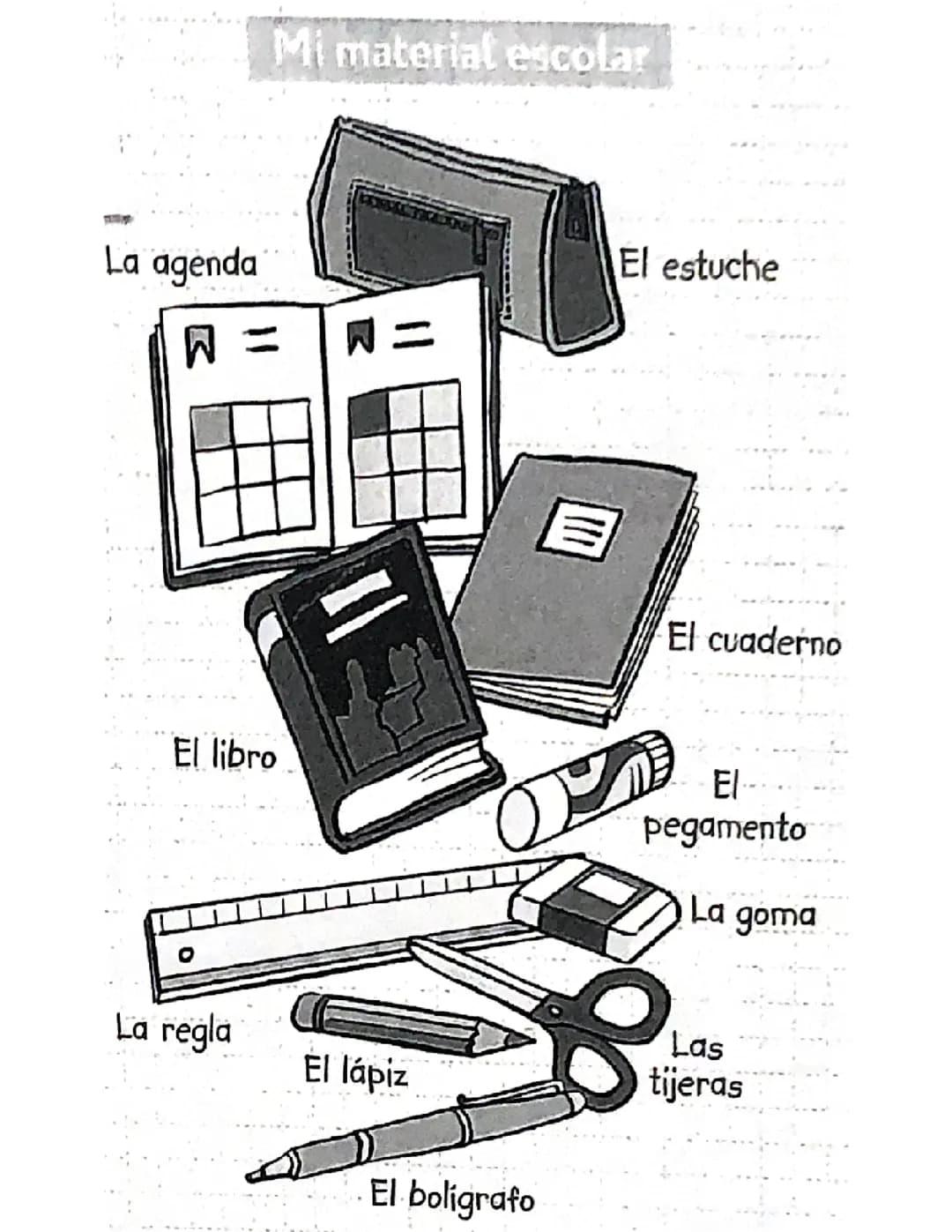 Mi material escolar