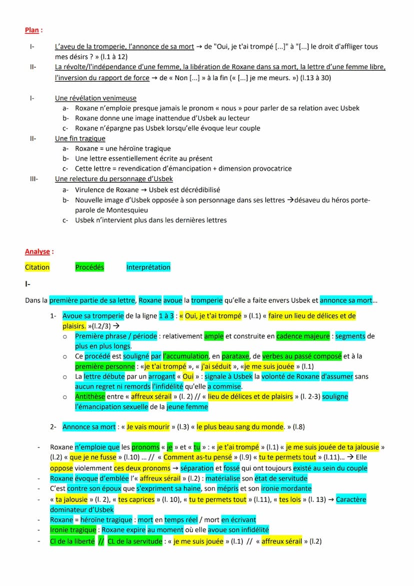 Oral de Français 2020/2021: TEXTE n°9: Analyse linéaire
Objet d'Etude: La Littérature d'Idées du XVIème siècle au XVIIIème siècle / Parcours