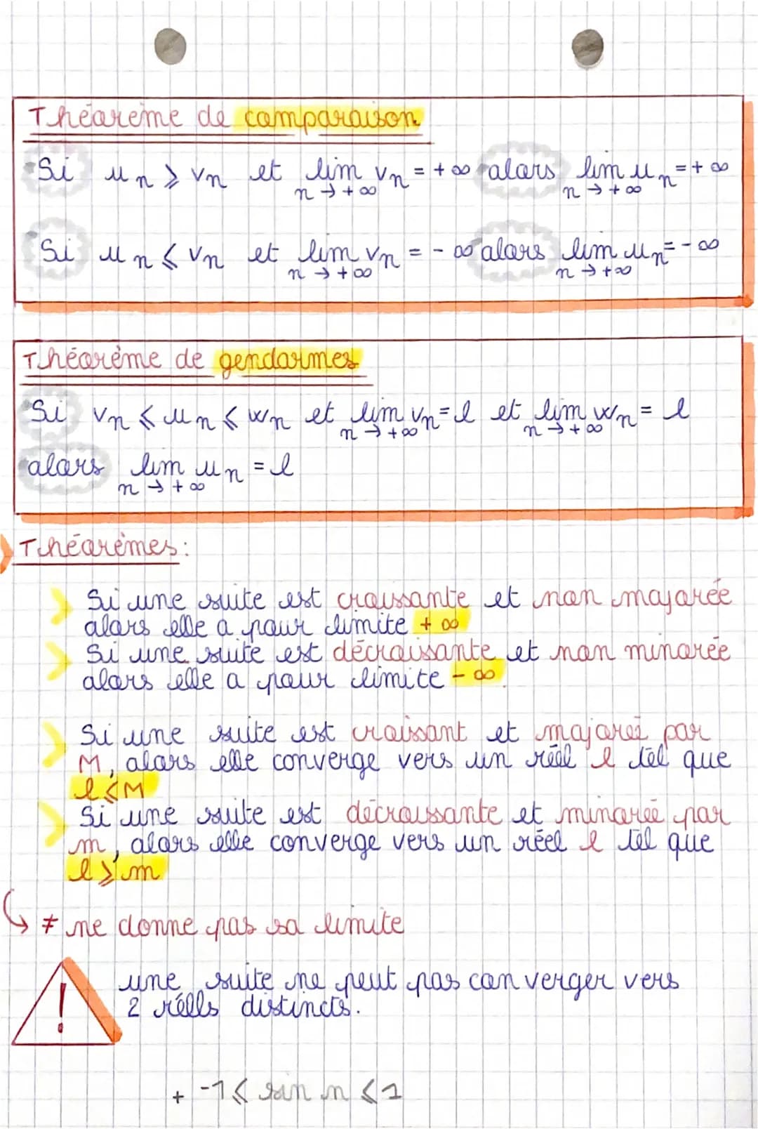 1/2
● 3.
tes E
limite de suites
I definitions
On dit qu'une suite u a pour limite + ∞0
lorsque tout intervalle de la forme JA; +∞0 [
cantien