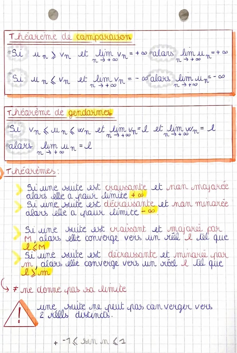 1/2
● 3.
tes E
limite de suites
I definitions
On dit qu'une suite u a pour limite + ∞0
lorsque tout intervalle de la forme JA; +∞0 [
cantien