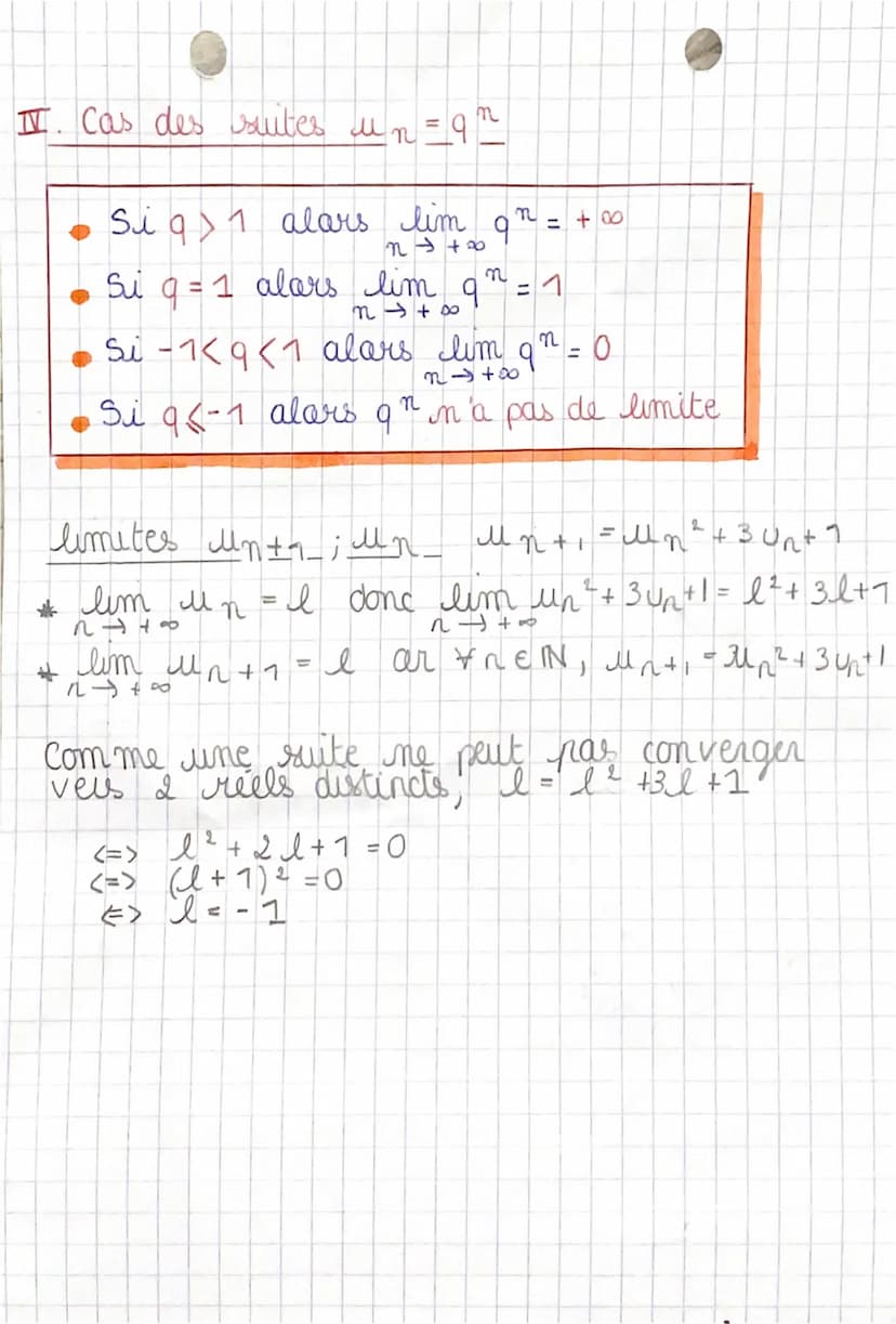 1/2
● 3.
tes E
limite de suites
I definitions
On dit qu'une suite u a pour limite + ∞0
lorsque tout intervalle de la forme JA; +∞0 [
cantien