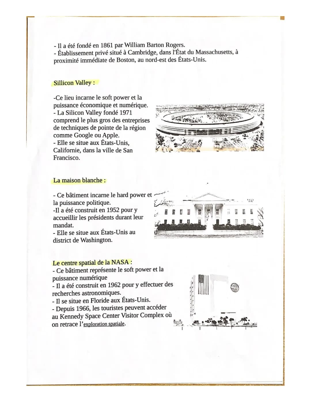Quels sont les lieux emblématiques de la puissance américaine ?
Le siège de l'ONU (organisation des nations unies):
- Ce siège incarne une p