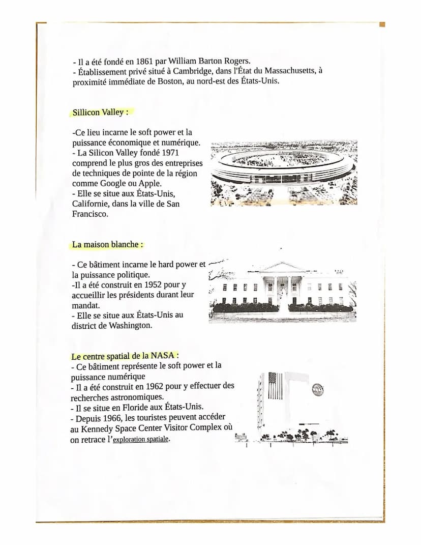 Quels sont les lieux emblématiques de la puissance américaine ?
Le siège de l'ONU (organisation des nations unies):
- Ce siège incarne une p