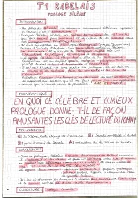 Know Prologue Silène GARGANTUA : Analyse linéaire thumbnail