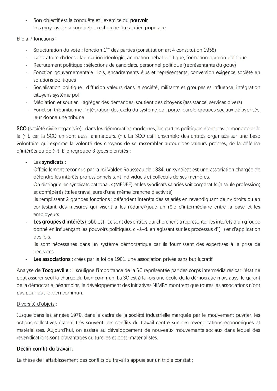 SOCIO-ENGAGEMENT POLITIQUE :
I. Comment et pourquoi les individus s'engagent-ils?
Engagement politique : le fait pour un individu de prendre