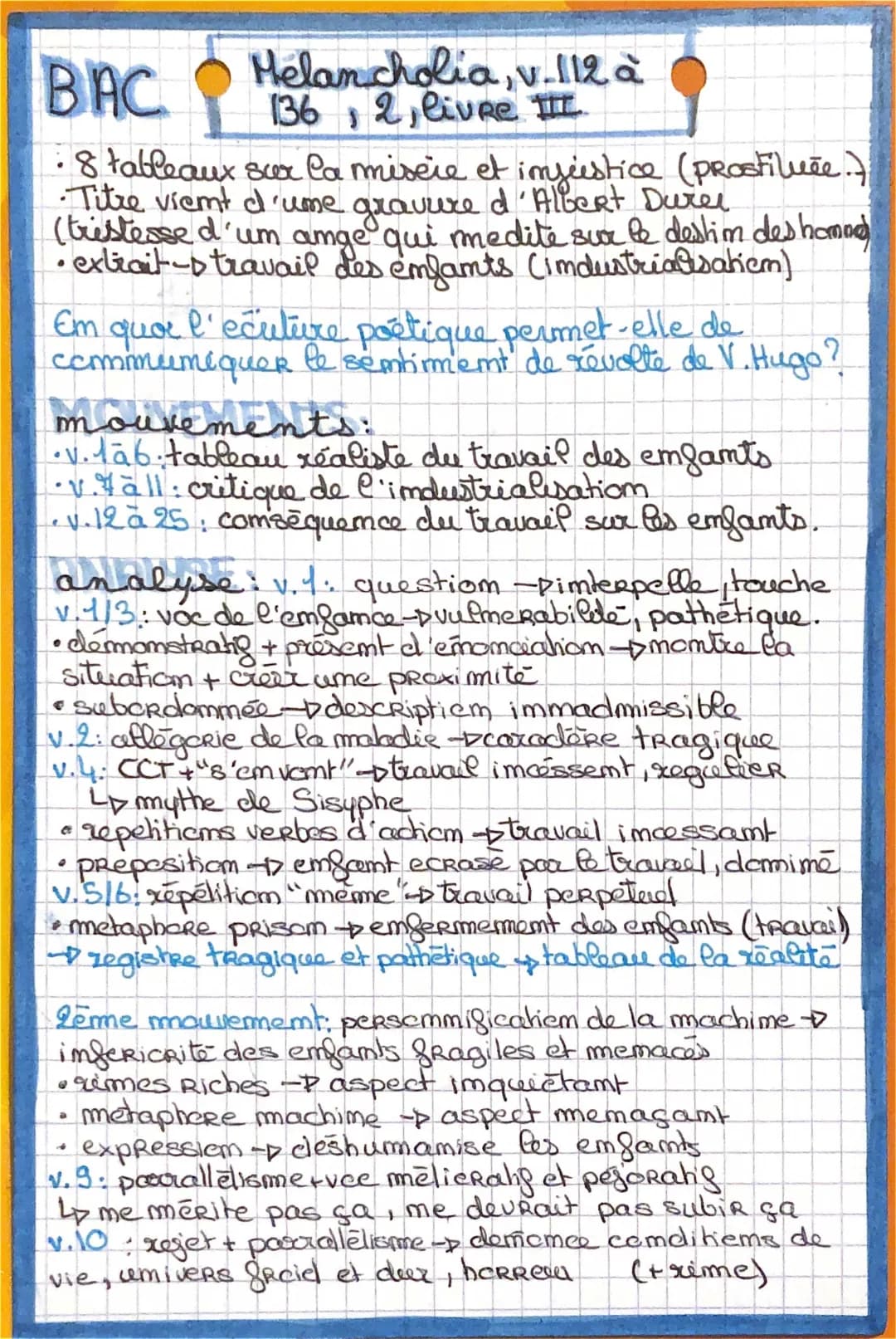 Découvre 'Melancholia' de Victor Hugo: Résumé et Explication pour CM2