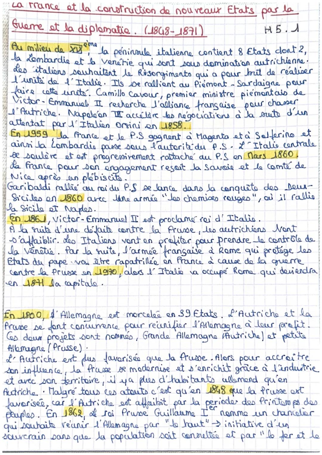 # ca France et la construction de nouveaux Etats par la

# Queme et la diplomatie. (1848-1871)

1
НБ.Л

Au milieu de me la péninsula italien