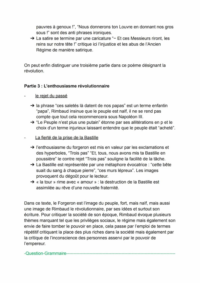 Explication linéaire des Cahiers de Douai ; Le Forgeron
-Intro-
Rimbaud, jeune auteur du XIXe siècle, né à Charleville, devient poète
dès se