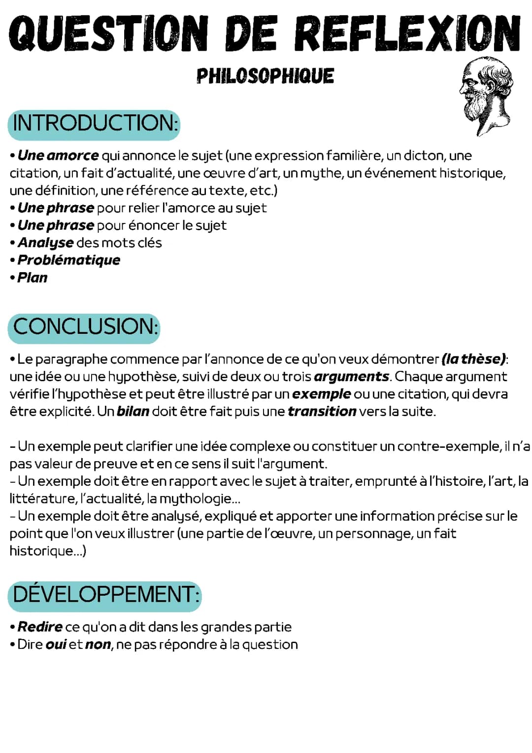 Exemples et Méthodes: Question d'Interprétation Philosophique HLP