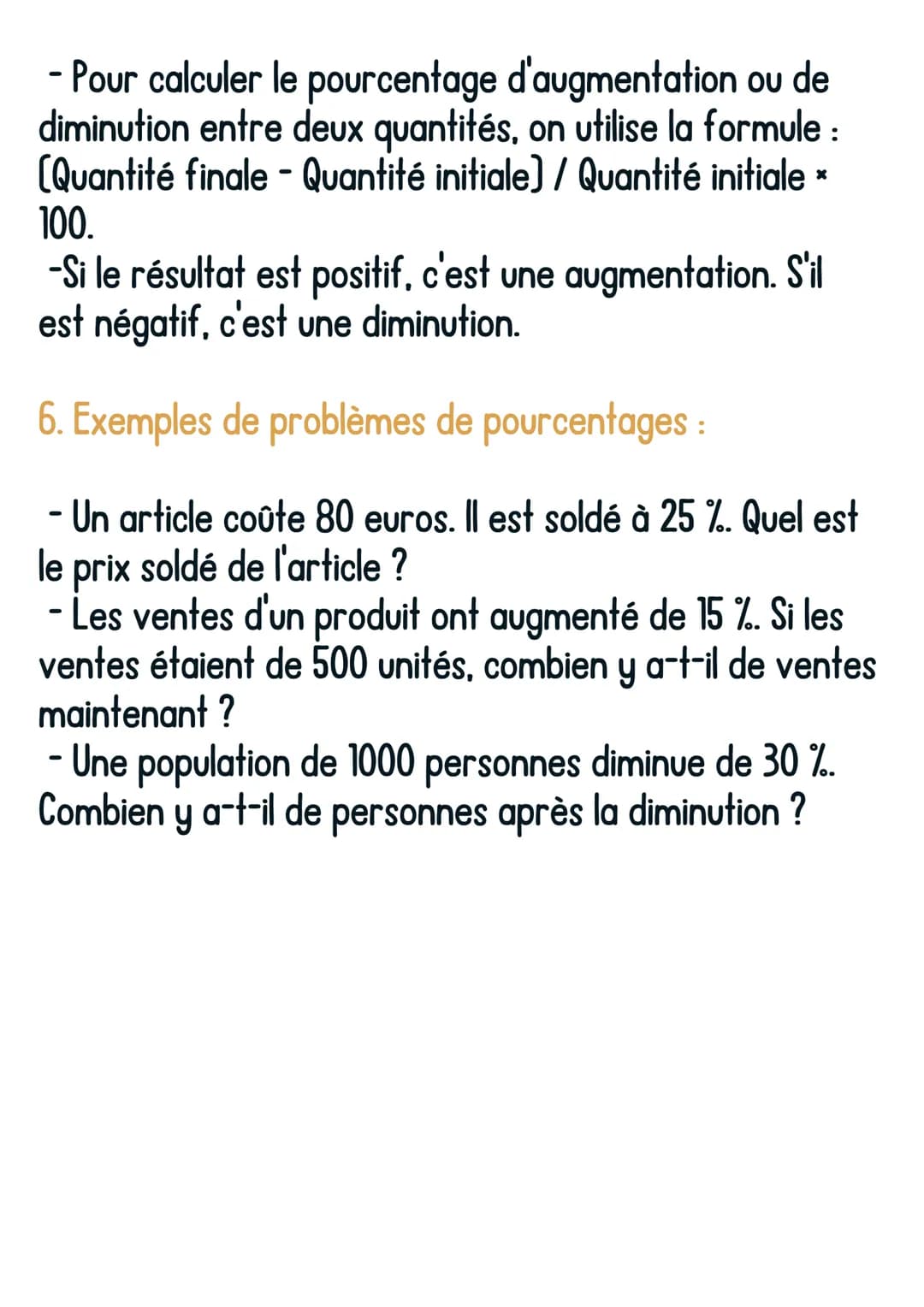 
<p>Les pourcentages sont une façon de représenter une quantité relative à une centaine, indiqué par le symbole "%". Par exemple, 50 % signi