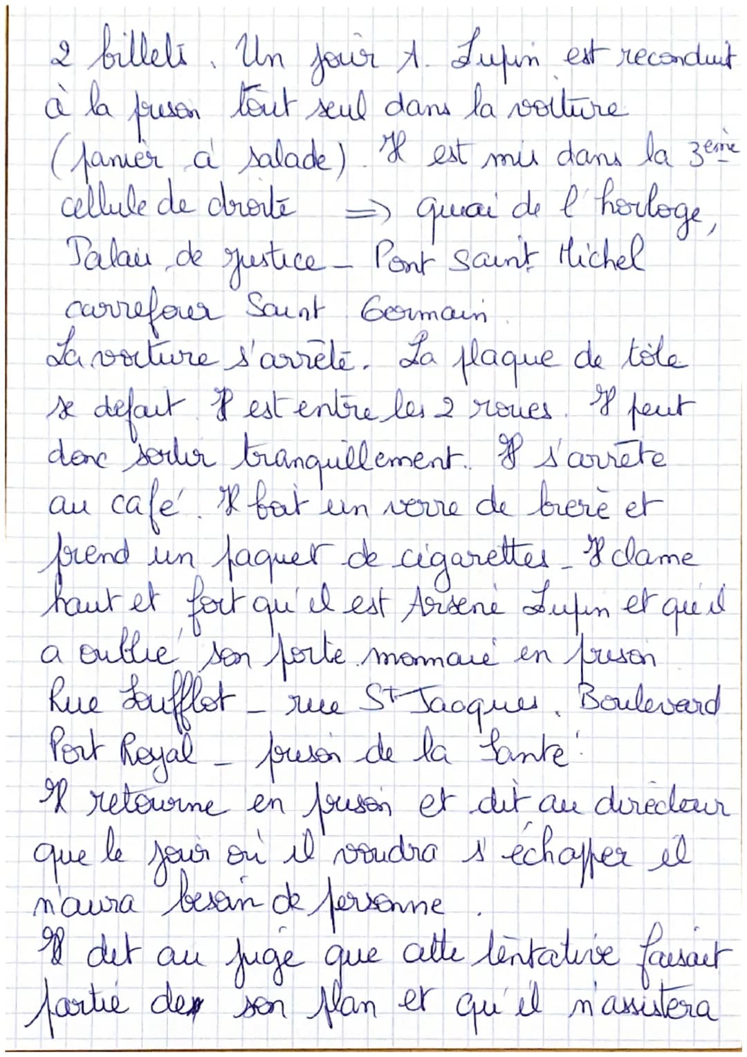 Le roman debute presenta tampe sans
à la
de la Santé al Paris
dans les années 1900
gardien fendant ce
temps ober
inspecteur Dicizy et Jokenf
