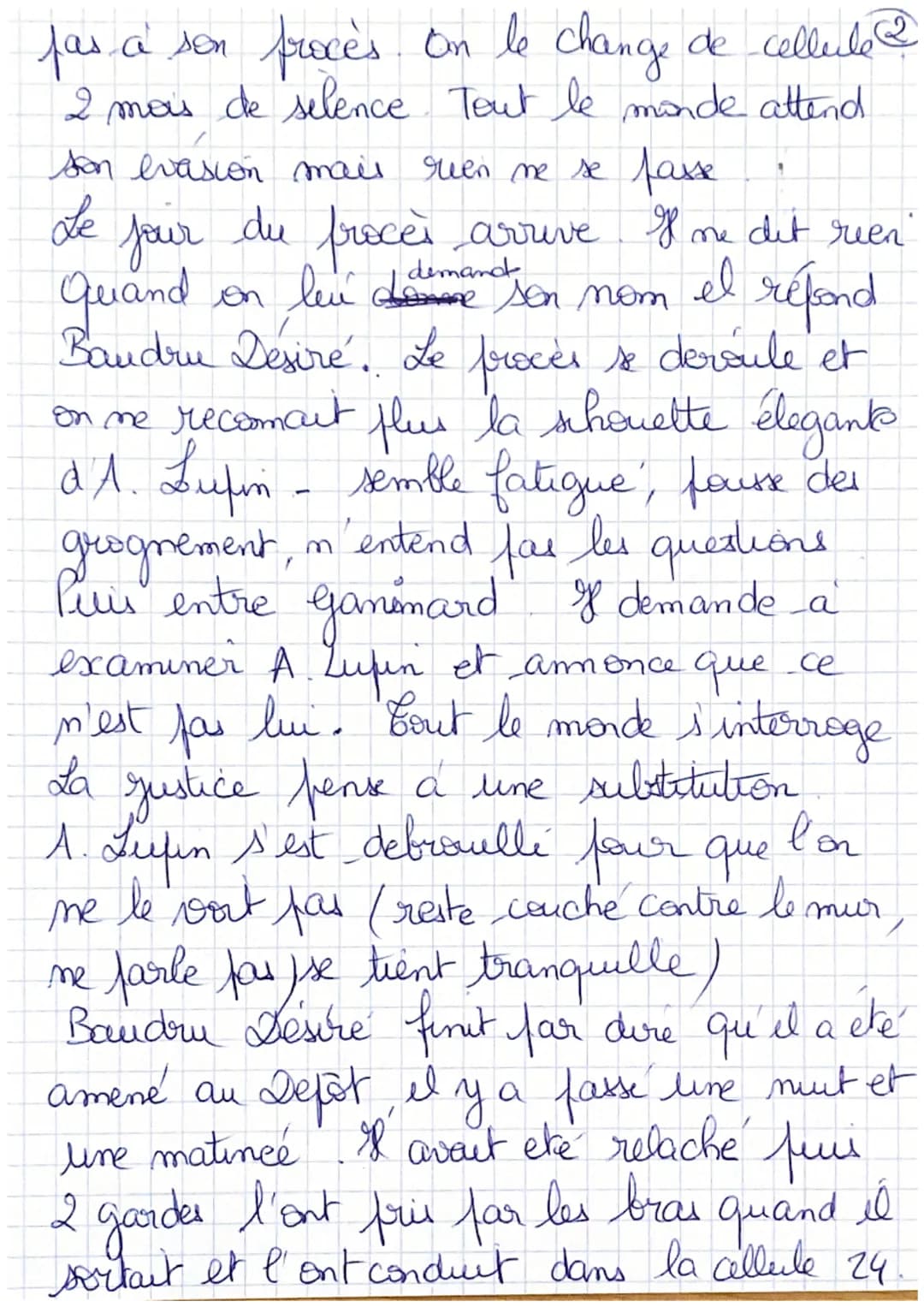 Le roman debute presenta tampe sans
à la
de la Santé al Paris
dans les années 1900
gardien fendant ce
temps ober
inspecteur Dicizy et Jokenf