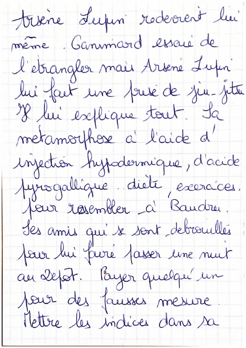 Le roman debute presenta tampe sans
à la
de la Santé al Paris
dans les années 1900
gardien fendant ce
temps ober
inspecteur Dicizy et Jokenf