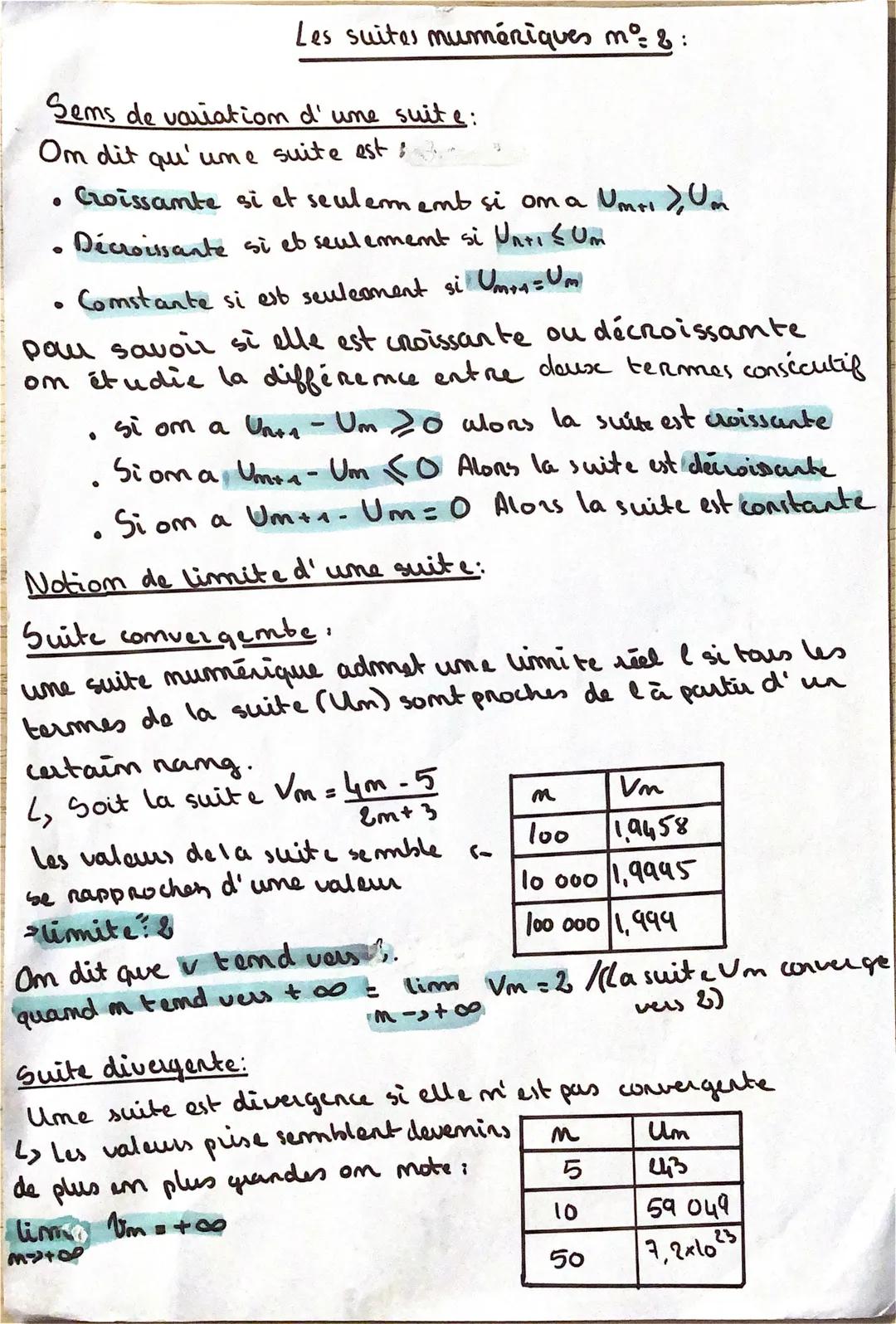 La liste 5, 10, 15, 20, 25... correspond à la suite
(Um) telle que : Vo = 5; U₁ = 10; 0₂ = 15; U3= 20; U₁ = 25....
Om dit que 5 est le terme