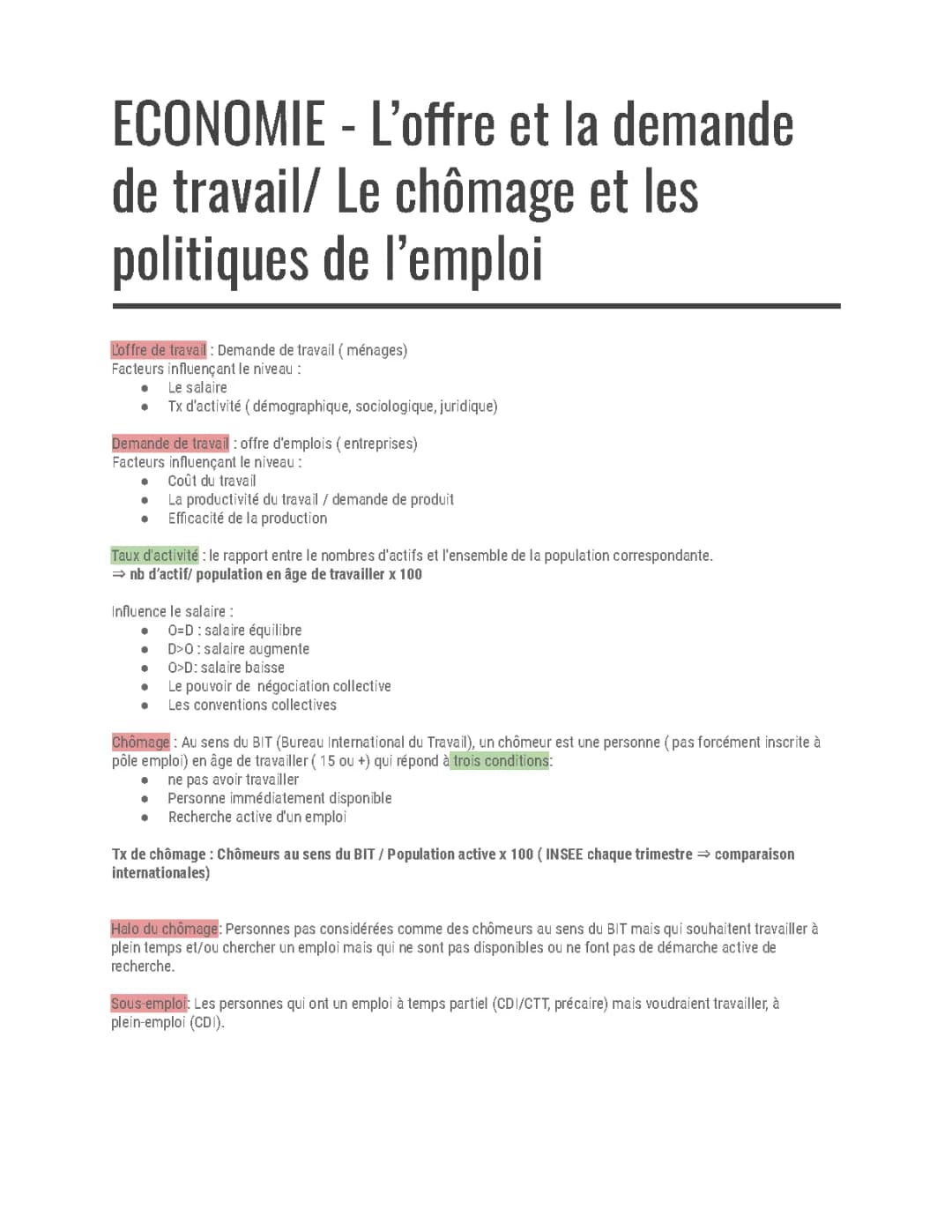 chap 5/6 economie