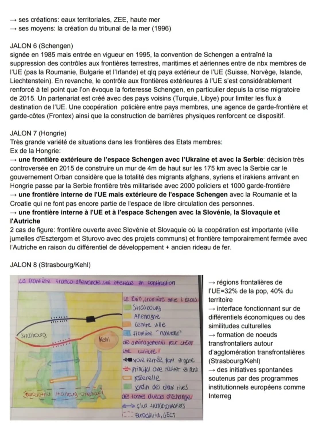 JALON 3 (corée)
La frontière très particulière:
- provisoire mais devenue pérenne (tracé arbitraire par les 2 Grands sans consultation des
p